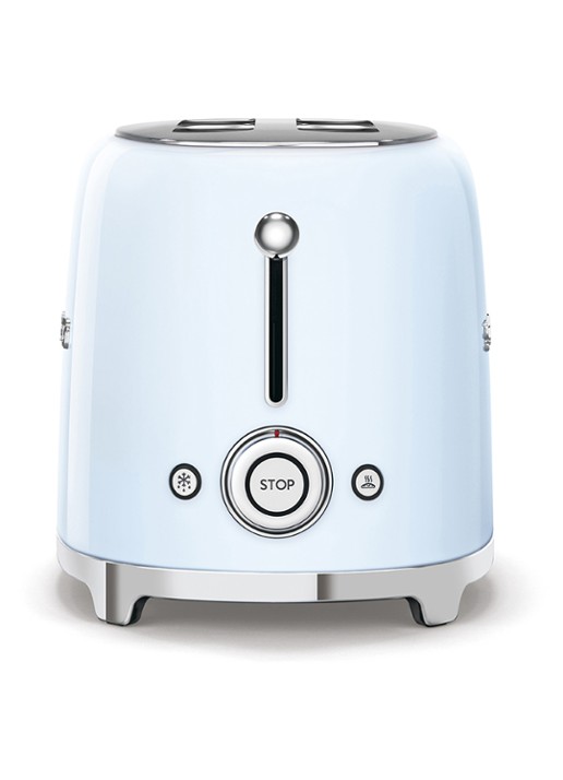 SMEG 50's Style broodrooster 2-slots TSF01PBEU - achterkant 4 pastelblauw