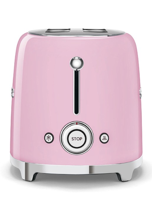 SMEG 50's Style broodrooster 2-slots TSF01PKEU - achterkant roze