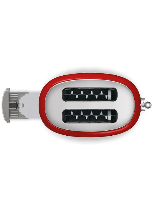 SMEG 50's Style broodrooster 2-slots TSF01RDEU - detail 2 rood