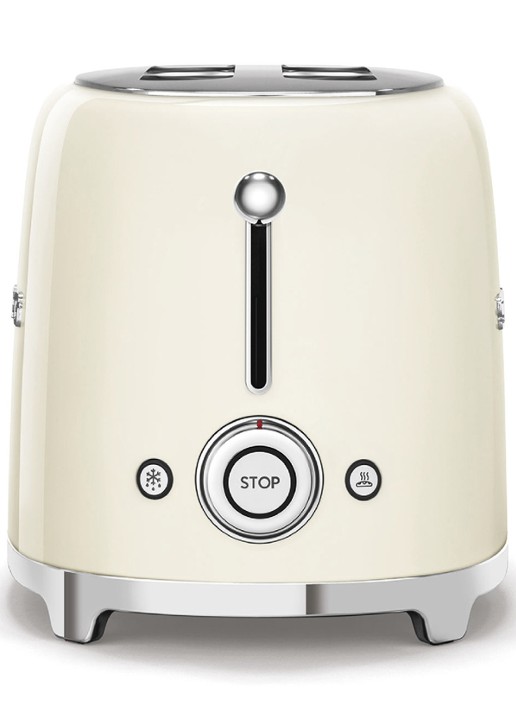 SMEG 50's Style broodrooster 2-slots - achterkant crème