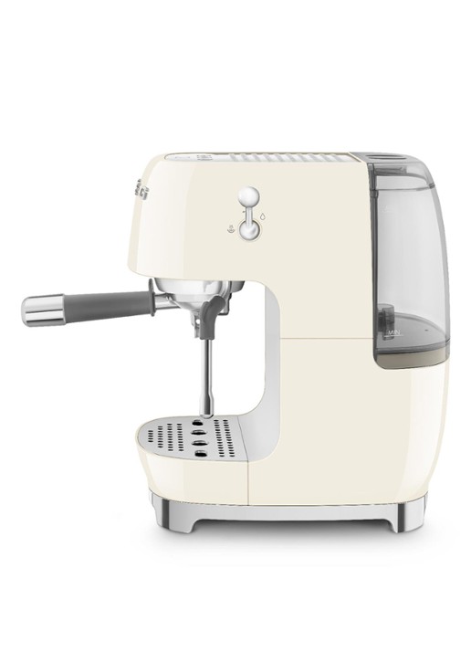 SMEG 50's Style handmatige espressomachine ECF03 - achterkant 4 beige