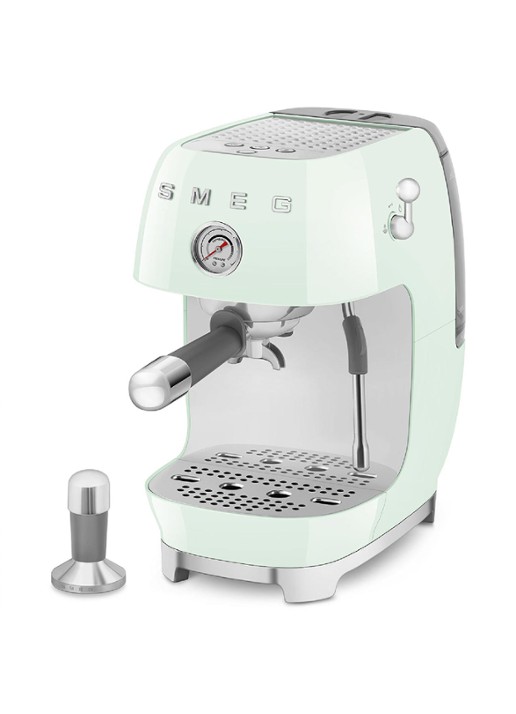 SMEG 50's Style handmatige espressomachine ECF03 - voorkant 2 mint