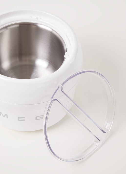 SMEG 50's Style Icecream Maker Bowl ijsmaker 1,1 liter - detail wit