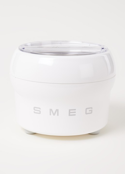 SMEG 50's Style Icecream Maker Bowl ijsmaker 1,1 liter - voorkant 3 wit