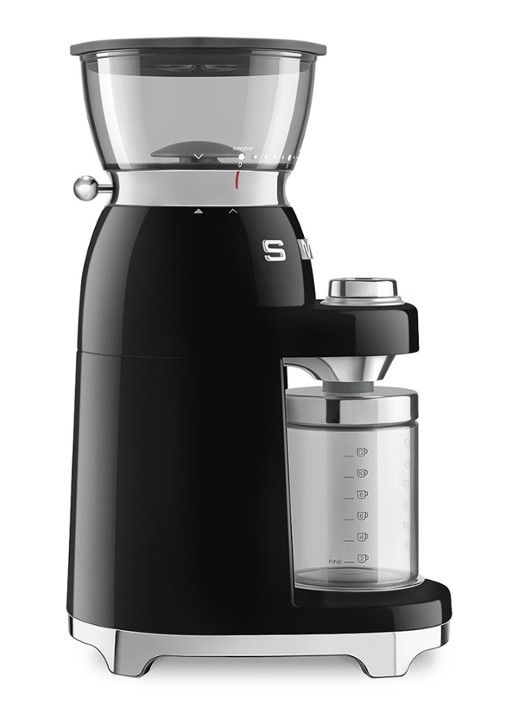 SMEG 50's Style koffiemolen CGF03 - voorkant 2 zwart