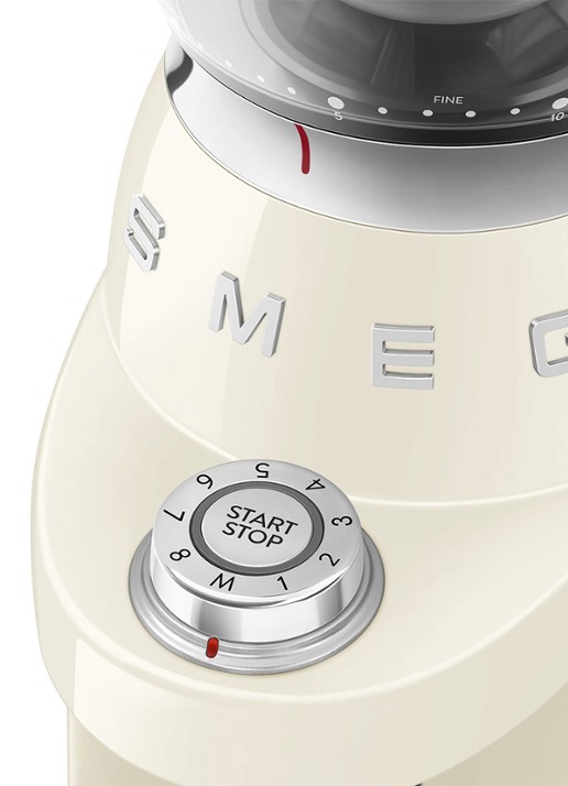 SMEG 50's Style koffiemolen CGF03 - detail 3 beige