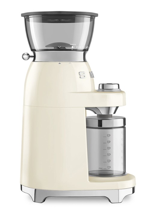 SMEG 50's Style koffiemolen CGF03 - voorkant 2 beige