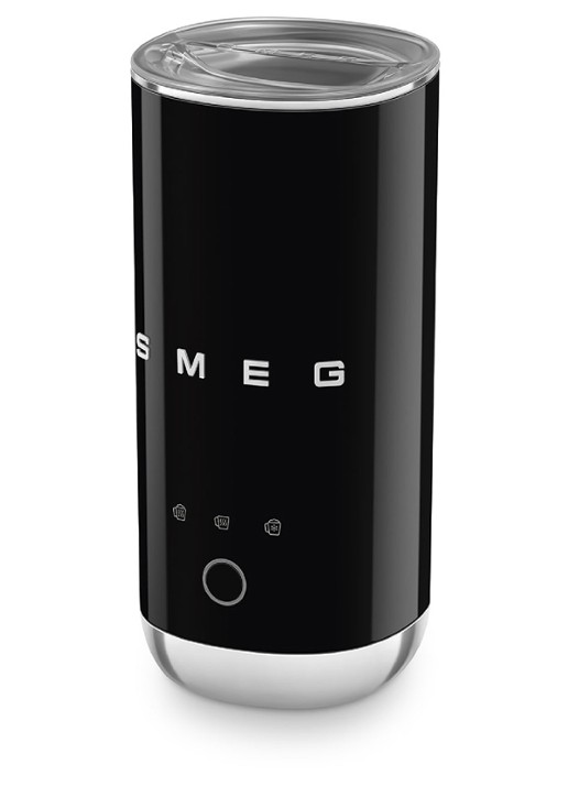 SMEG 50's Style melkopschuimer 180 ml MFF02 - achterkant 4 zwart