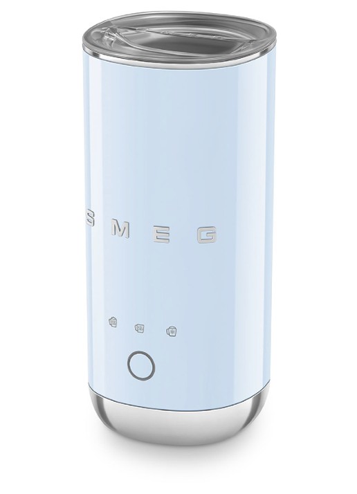 SMEG 50's Style melkopschuimer 180 ml MFF02 - achterkant 3 lichtblauw