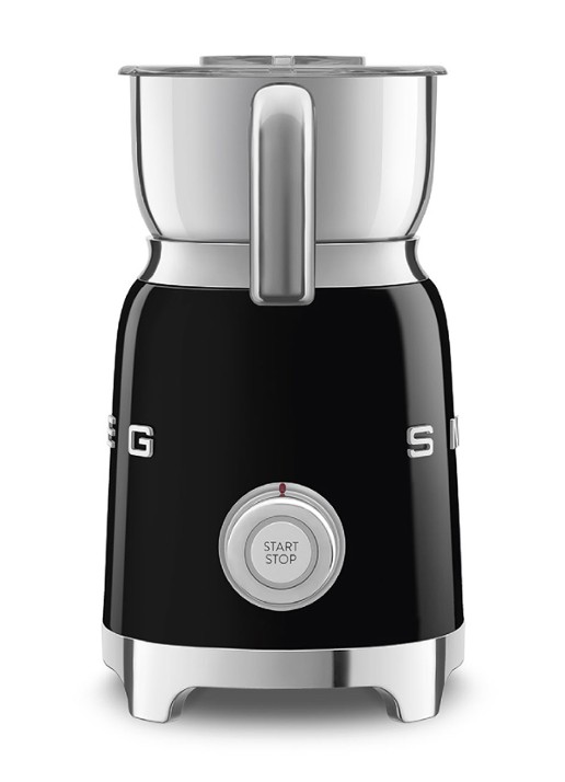 SMEG 50's Style melkopschuimer 600 ml MFF11BLEU - voorkant 3 zwart