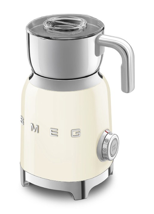 SMEG 50's Style melkopschuimer 600 ml MFF11CREU - achterkant crème
