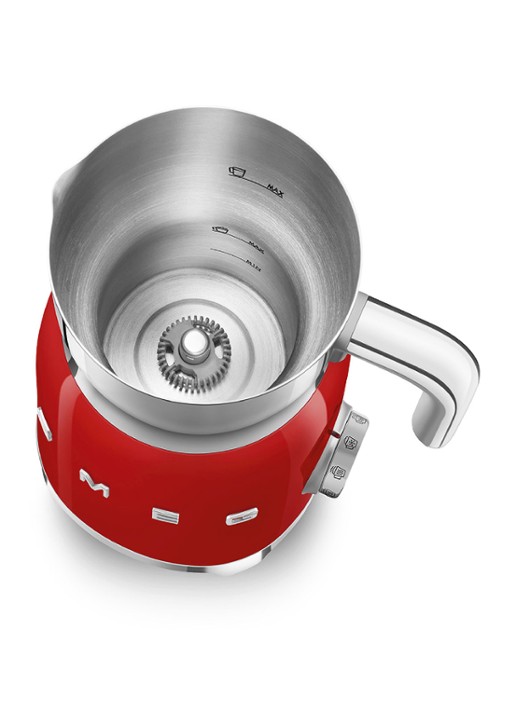 SMEG 50's Style Melkopschuimer 600 ml - detail 4 rood