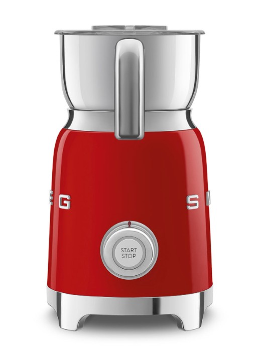 SMEG 50's Style Melkopschuimer 600 ml - voorkant 3 rood