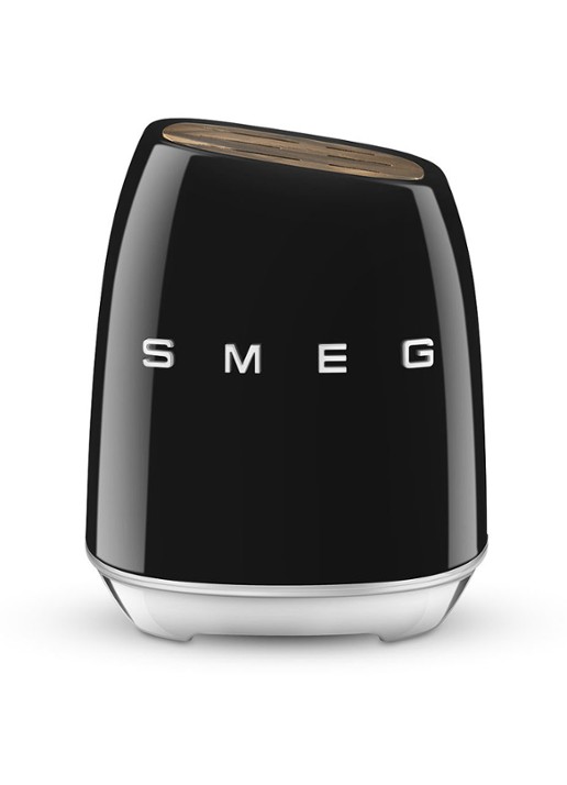 SMEG 50's Style messenblok met messenset 6-delig - detail zwart