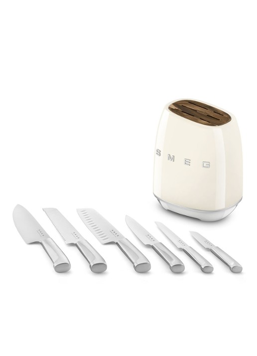 SMEG 50's Style messenblok met messenset 6-delig - detail 5 beige