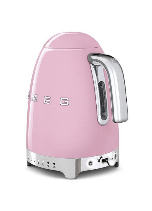 SMEG 50's style Variabele waterkoker 1,7 liter KLF04PKEU - achterkant 3 roze