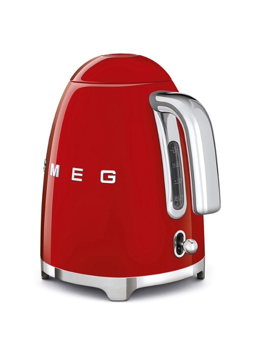 SMEG 50's Style waterkoker 1,7 liter KLF03RDEU - achterkant rood