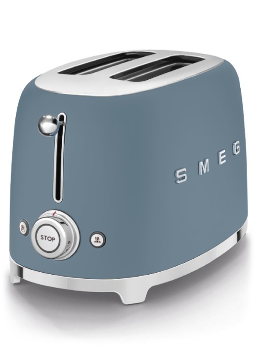 SMEG Broodrooster 2-slots TSF01SBMEU - voorkant 3 blauw