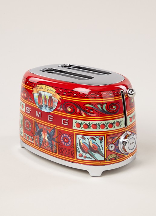 SMEG Dolce & Gabbana Sicily is my Love broodrooster 2-slots TSF01DGEU - detail 3 sicily is my love