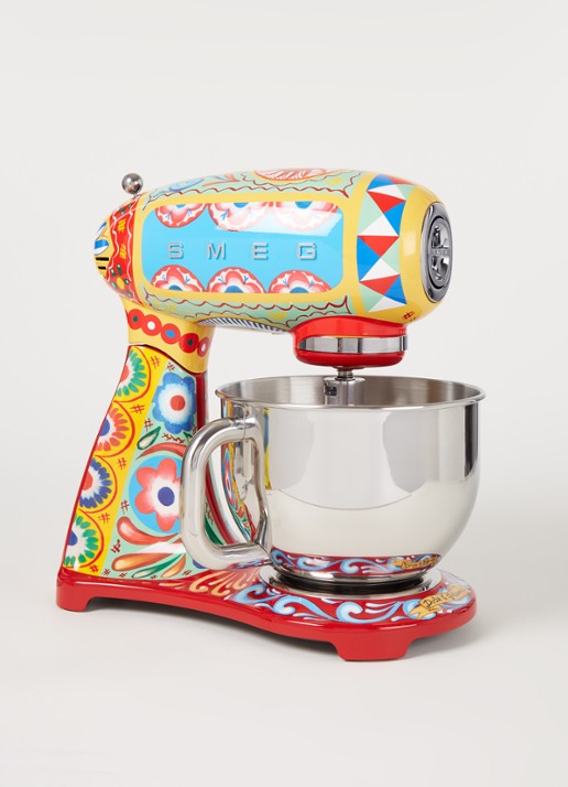 SMEG Dolce & Gabbana Sicily Is My Love mixer-keukenrobot 4,8 l SMF03DGEU - voorkant 2 sicily is my love