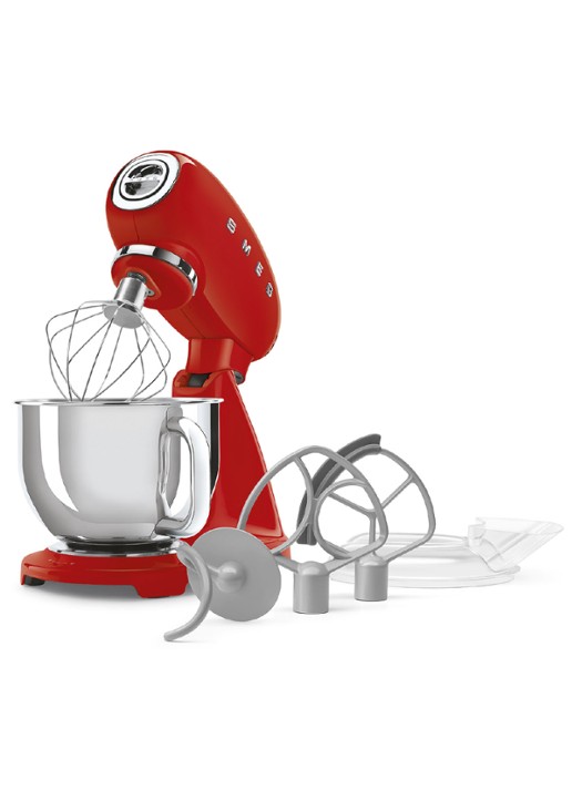 SMEG Keukenmachine SMF05 - achterkant 4 rood