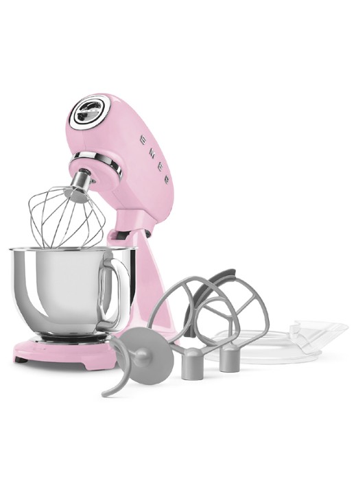 SMEG Keukenmachine SMF05 - achterkant 4 roze