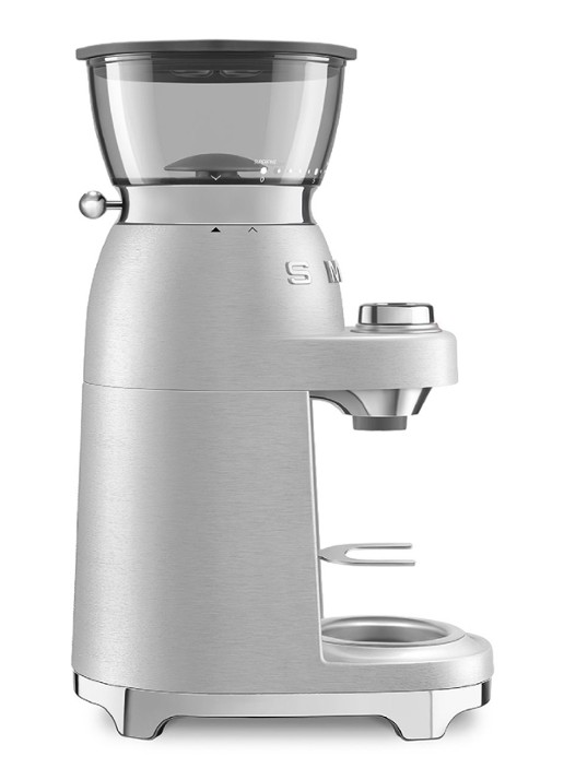 SMEG Mini Pro koffiemolen CGF02 - achterkant 3 zilver