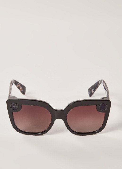Snap Inc. Spectacles Veronica zonnebril met camera - voorkant 2 zwart