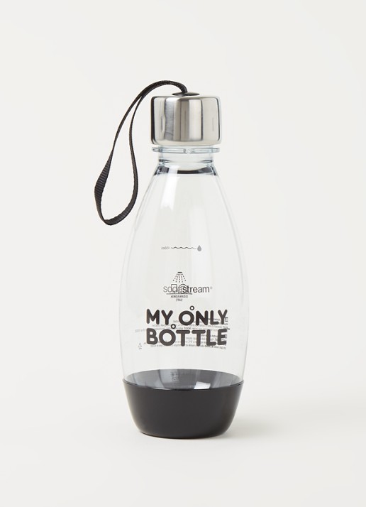 SodaStream My Only Bottle vulfles voor bruiswater 623 ml  - voorkant 2 zwart