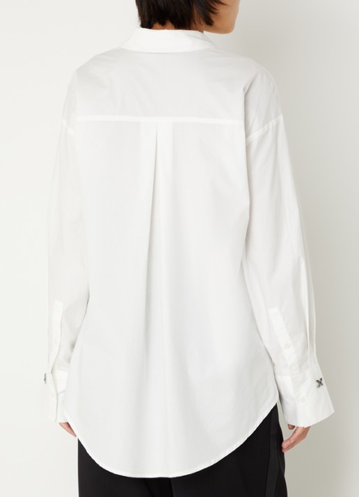 Sofie Schnoor Adalene blouse met kraag - achterkant gebroken wit