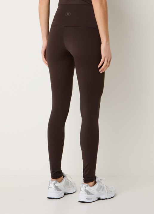 Sofie Schnoor Adelaspo high waist trainingslegging met stretch - achterkant donkerbruin