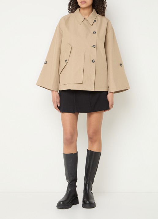 Sofie Schnoor Agatha jack met klepzak - voorkant 3 beige