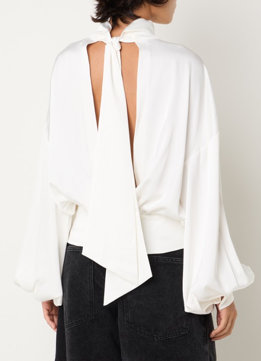 Sofie Schnoor Ambersw blouse met strikkraag