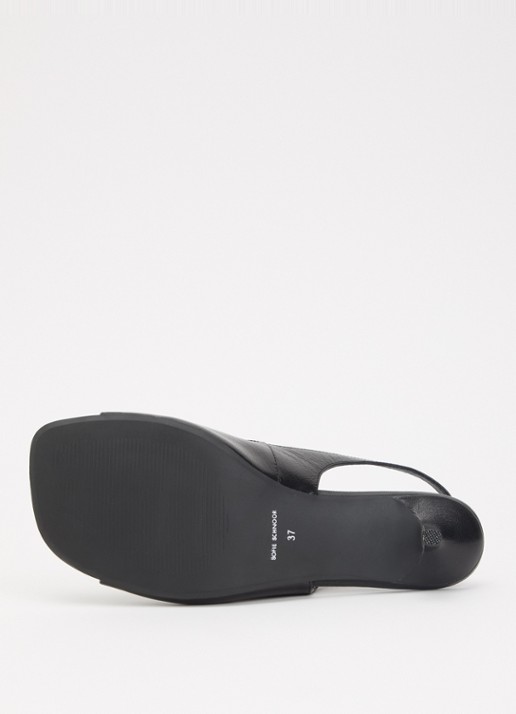 Sofie Schnoor Amies sandalette van leer - detail 4 zwart