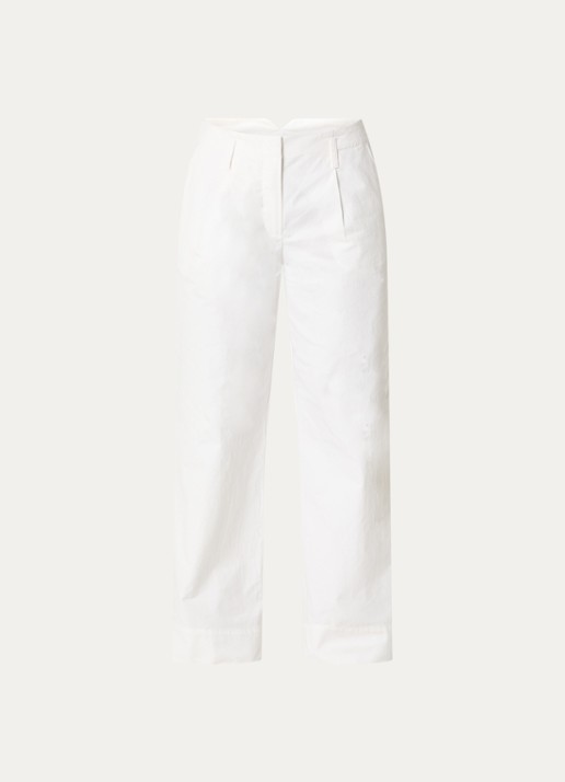 Sofie Schnoor Athenasw mid waist straight fit pantalon - voorkant 2 wit