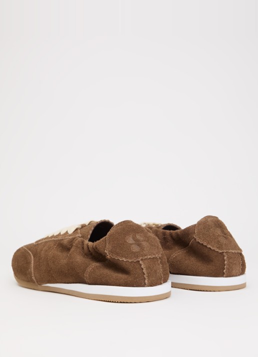 Sofie Schnoor Avysw sneakerina van suède - achterkant 5 lichtbruin