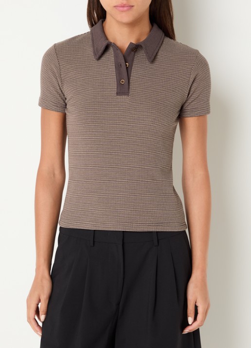 Sofie Schnoor Calista polo met streepprint