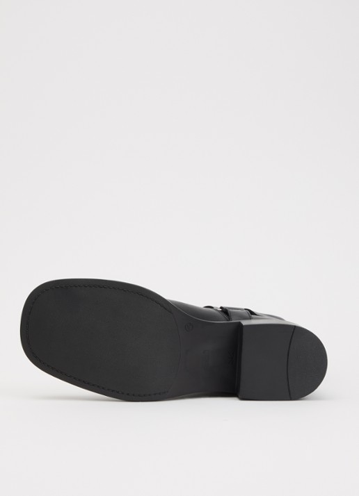 Sofie Schnoor Clarissasw laars van leer met gespdetail - detail 4 zwart