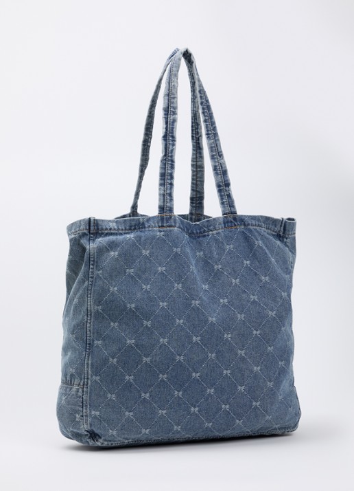 Sofie Schnoor Elin shopper van denim  - achterkant 4 indigo
