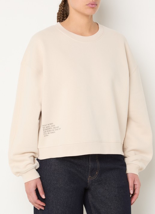 Sofie Schnoor Elin sweater met print - achterkant 3 beige