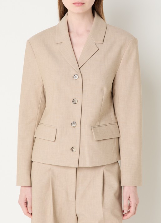 Sofie Schnoor Ellysw blazer met schoudervulling en klepzakken
