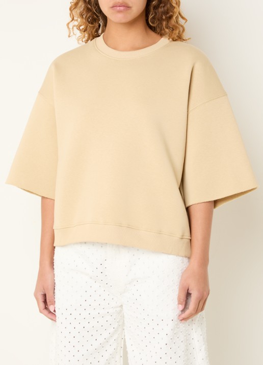 Sofie Schnoor Eloisesw sweater met print - achterkant 4 creme