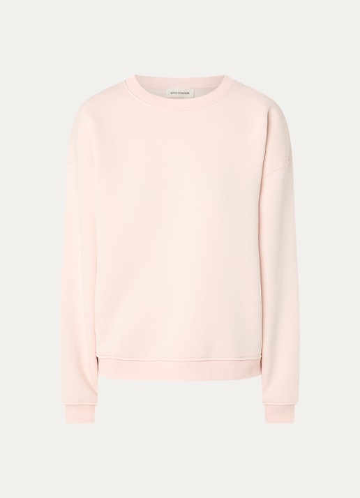 Sofie Schnoor Emi sweater met backprint - voorkant lichtroze