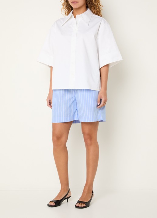 Sofie Schnoor Harveysw blouse met polokraag - voorkant 2 wit