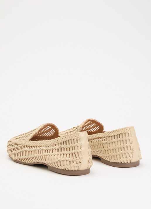 Sofie Schnoor Henrietsw loafer van leer - achterkant 5 gebroken wit