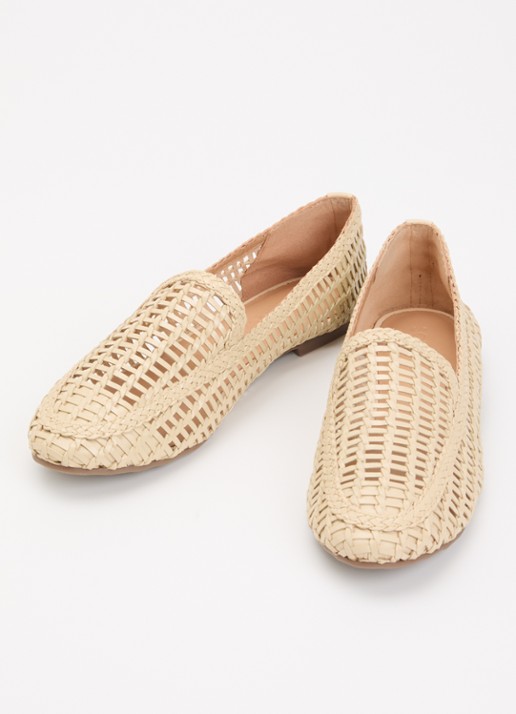 Sofie Schnoor Henrietsw loafer van leer - detail 2 gebroken wit