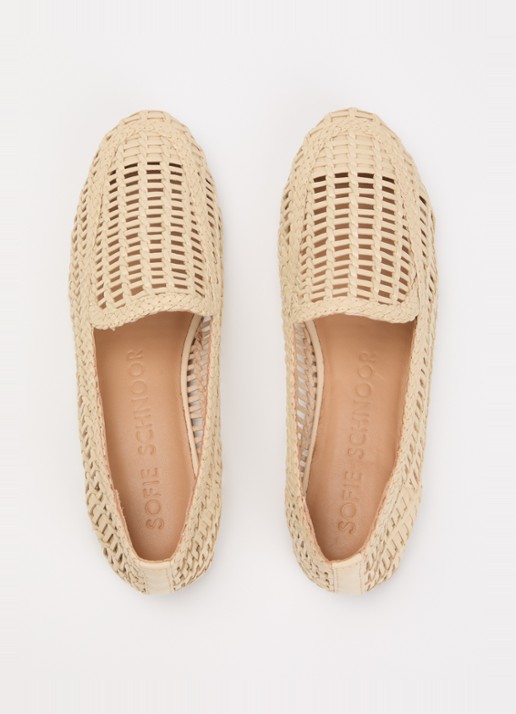 Sofie Schnoor Henrietsw loafer van leer - detail 3 gebroken wit