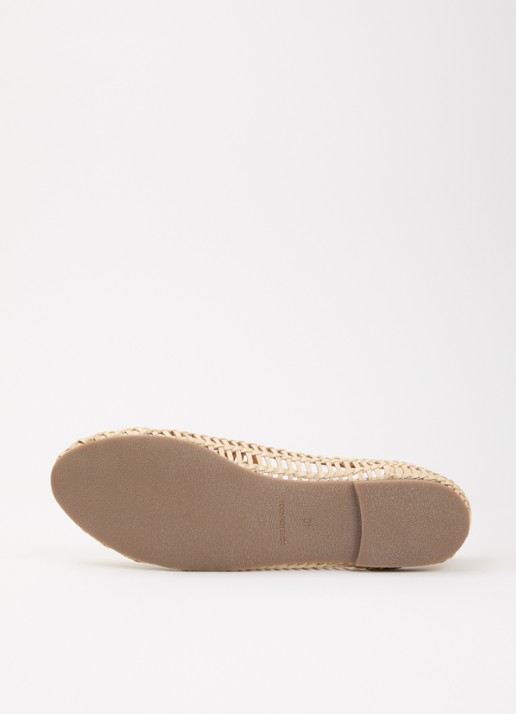 Sofie Schnoor Henrietsw loafer van leer - detail 4 gebroken wit
