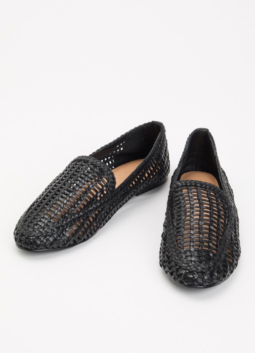 Sofie Schnoor Henrietsw loafer van leer - detail 2 zwart