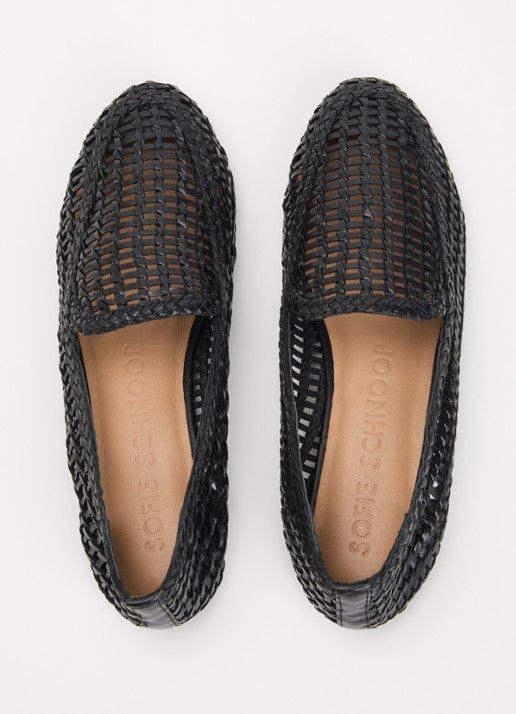 Sofie Schnoor Henrietsw loafer van leer - detail 3 zwart